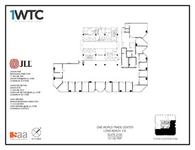 1 World Trade Ctr, Long Beach, CA en alquiler Plano de la planta- Imagen 1 de 1