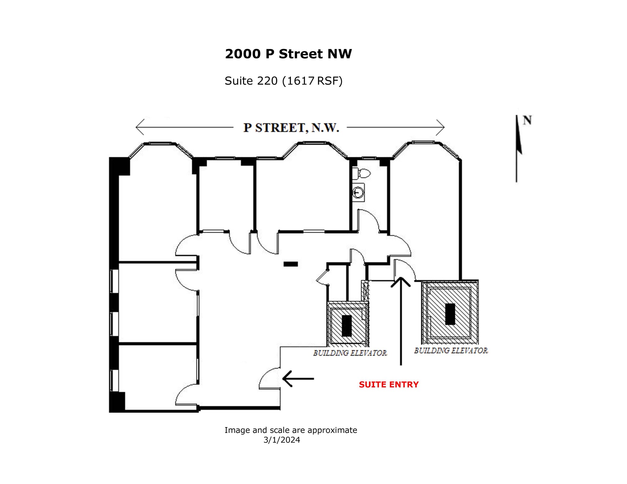 2000 P St NW, Washington, DC en alquiler Plano del sitio- Imagen 1 de 8