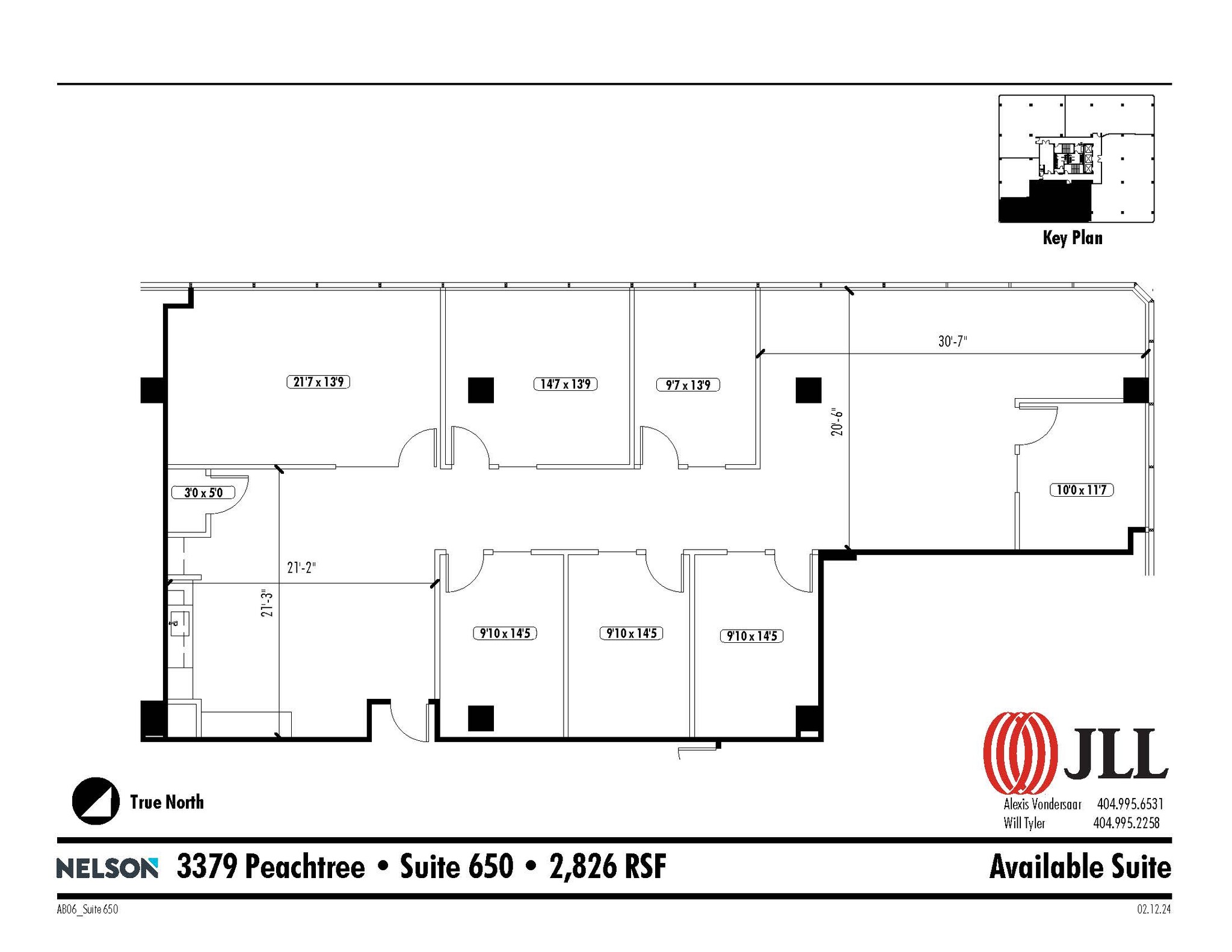 3379 Peachtree Rd NE, Atlanta, GA en alquiler Plano de la planta- Imagen 1 de 6