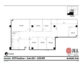 3379 Peachtree Rd NE, Atlanta, GA en alquiler Plano de la planta- Imagen 1 de 6