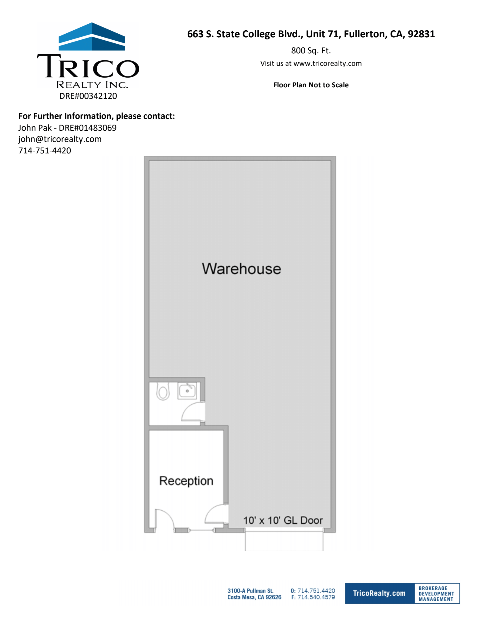 667-759 S State College Blvd, Fullerton, CA en alquiler Plano de la planta- Imagen 1 de 1