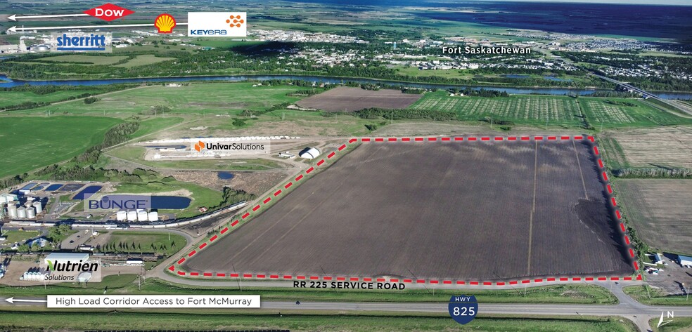 Highway 825, Sturgeon County, AB en venta - Vista aérea - Imagen 2 de 2