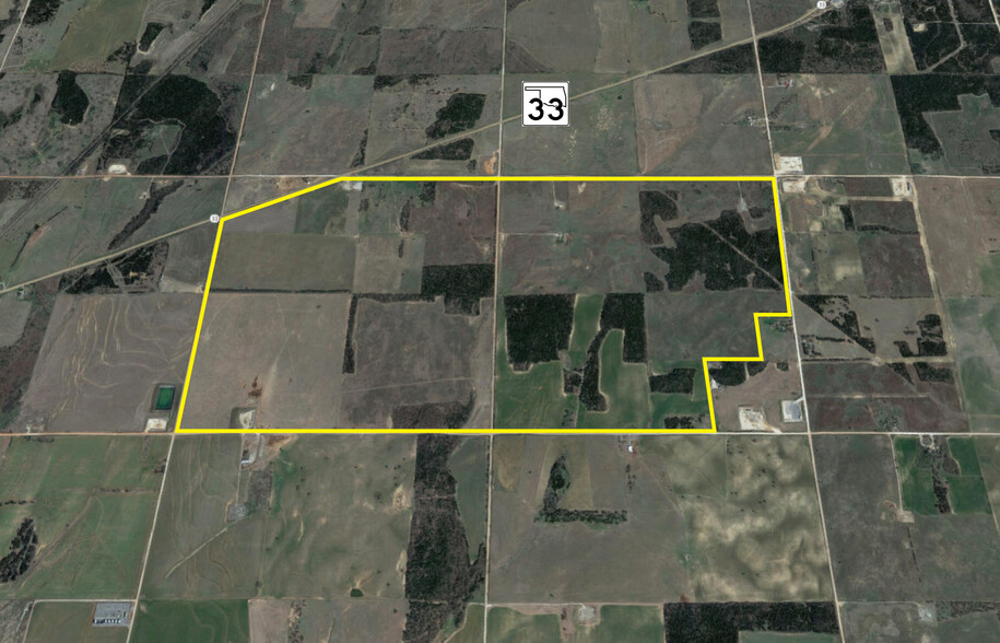 Highway 33 & N2450, Fay, OK en venta - Vista aérea - Imagen 2 de 25