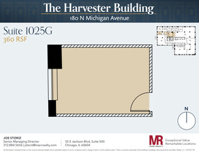 180 N Michigan Ave, Chicago, IL en alquiler Plano de la planta- Imagen 1 de 3