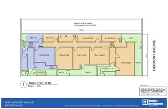 4936 Fairmont Ave, Bethesda, MD en alquiler Plano de la planta- Imagen 1 de 1