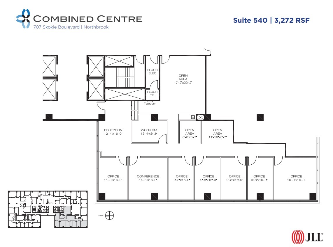 707 Skokie Blvd, Northbrook, IL en alquiler Plano de la planta- Imagen 1 de 1