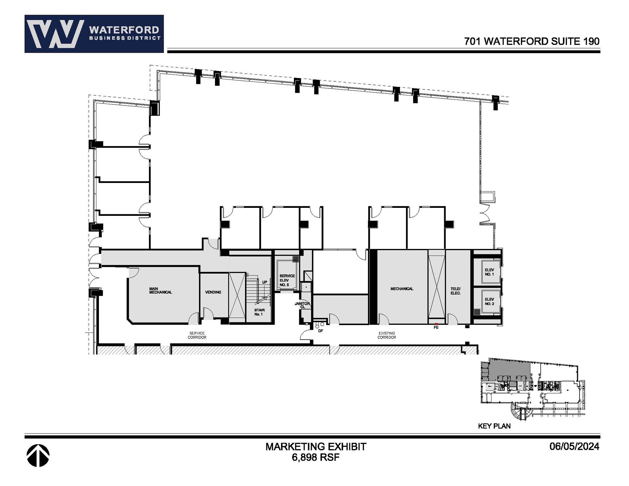 5200 Waterford District Dr, Miami, FL en alquiler Plano de la planta- Imagen 1 de 1