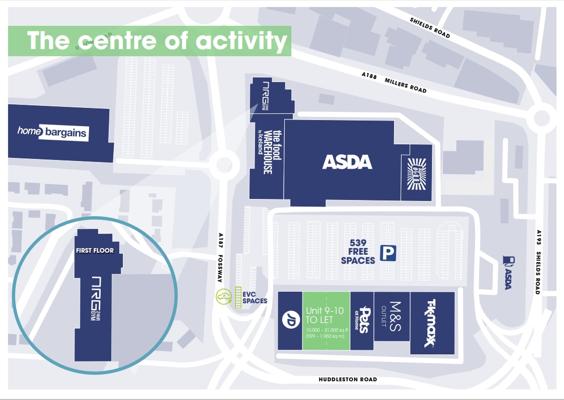 10 Fossway, Newcastle Upon Tyne en alquiler Plano de la planta- Imagen 1 de 1