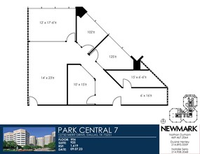 12750 Merit Dr, Dallas, TX en alquiler Plano de la planta- Imagen 1 de 1