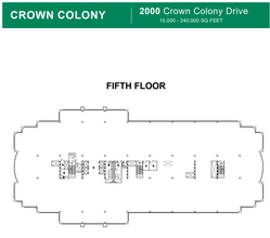 2000 Crown Colony Dr, Quincy, MA en alquiler Plano de la planta- Imagen 1 de 1