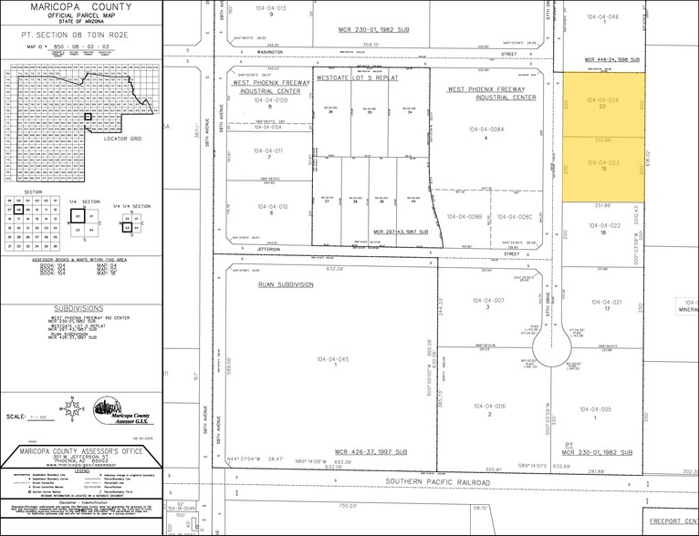 101-109 S 57th Dr, Phoenix, AZ en alquiler - Plano de solar - Imagen 2 de 2