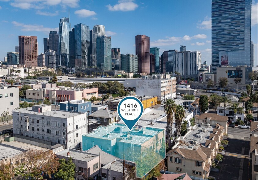 1416 W 10th Pl, Los Angeles, CA en venta - Foto del edificio - Imagen 1 de 5