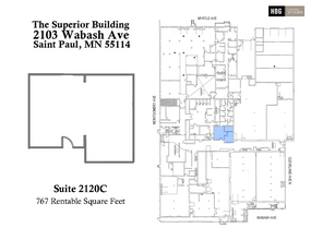 2103-2105 Wabash Ave, Saint Paul, MN en alquiler Plano de la planta- Imagen 1 de 1