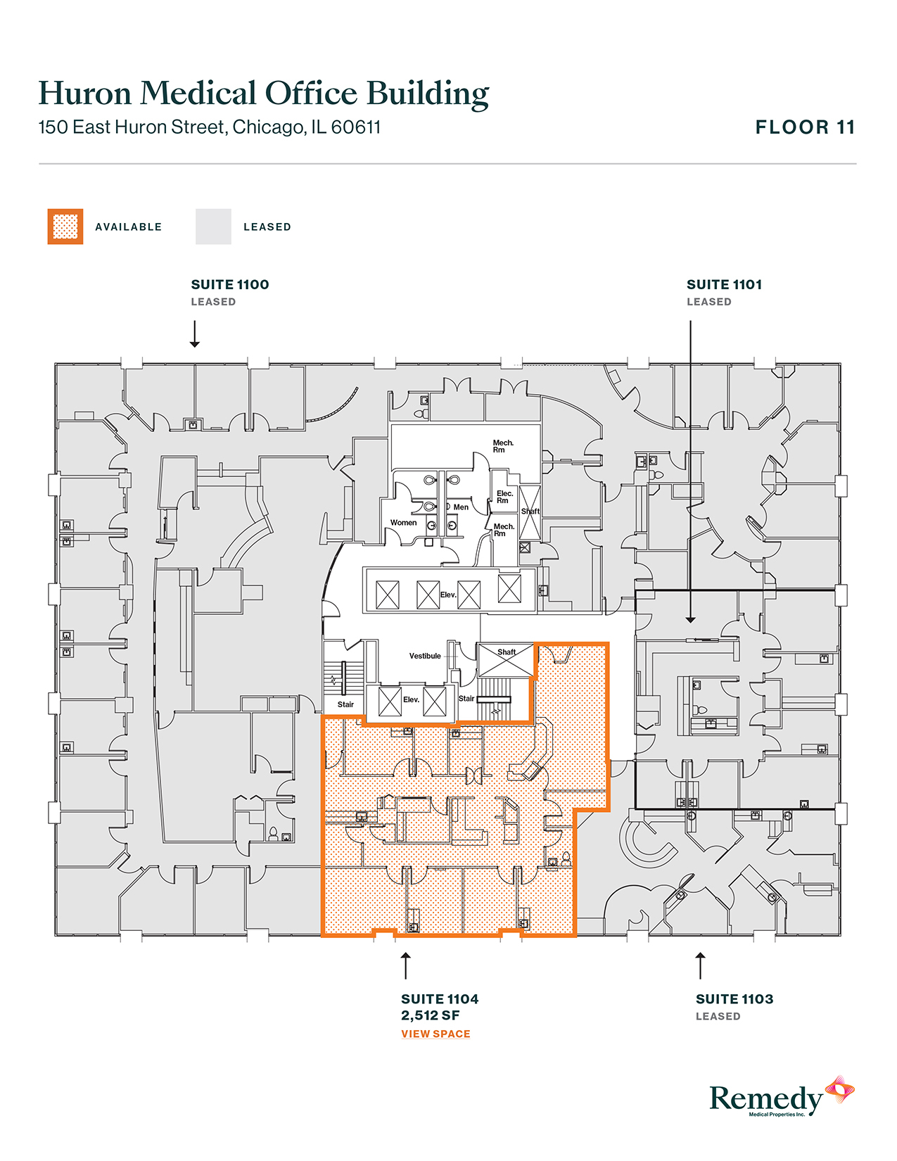 150 E Huron St, Chicago, IL en alquiler Plano de la planta- Imagen 1 de 5