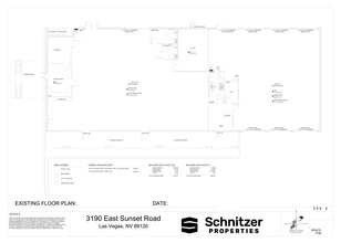 3190 E Sunset Rd, Las Vegas, NV en alquiler Plano del sitio- Imagen 1 de 1