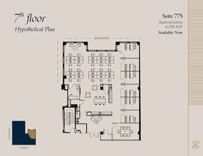 607 14th St NW, Washington, DC en alquiler Plano de la planta- Imagen 1 de 1
