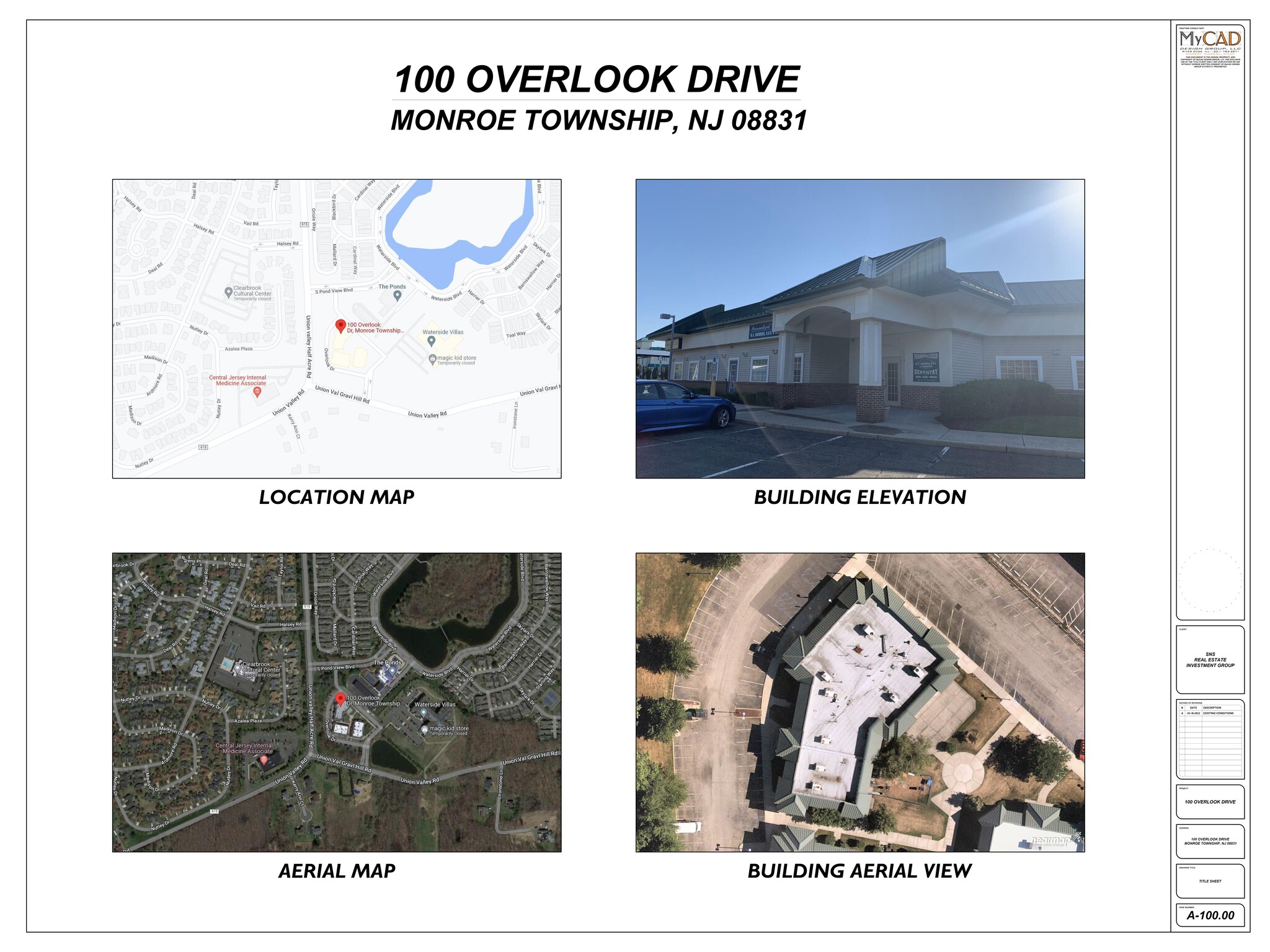 100 Overlook Dr, Monroe Township, NJ en alquiler Plano del sitio- Imagen 1 de 1