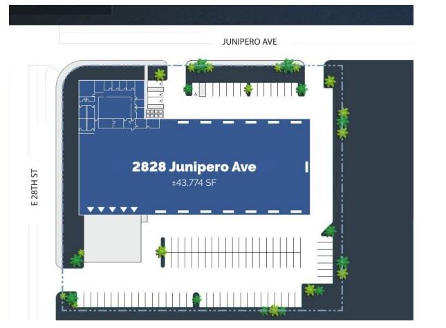 2828 Junipero Ave, Signal Hill, CA en alquiler Plano de la planta- Imagen 1 de 10