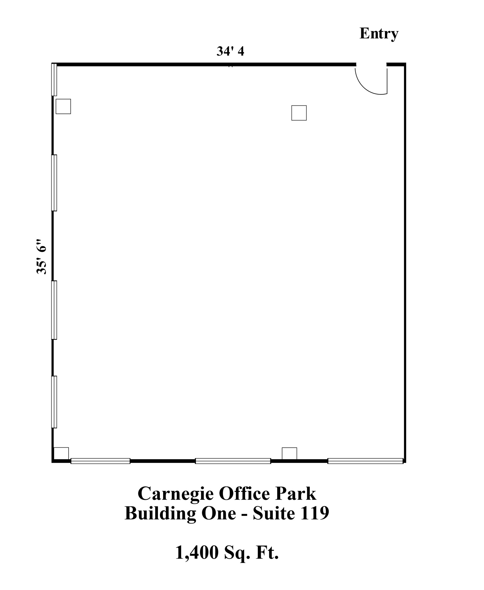 600 N Bell Ave, Carnegie, PA en alquiler Plano del sitio- Imagen 1 de 1