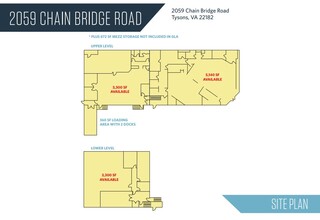 2059 Chain Bridge Rd, Vienna, VA en alquiler Plano del sitio- Imagen 1 de 1