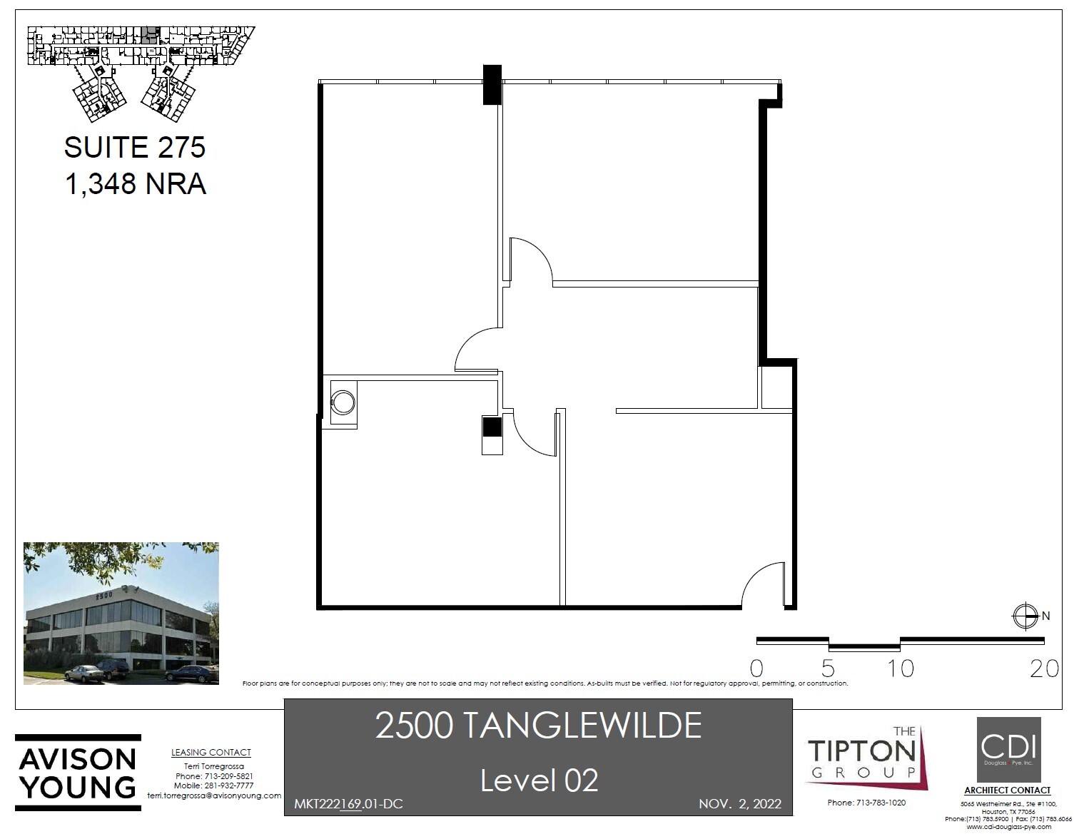 2500 Tanglewilde St, Houston, TX en alquiler Plano de la planta- Imagen 1 de 1