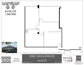 2500 Tanglewilde St, Houston, TX en alquiler Plano de la planta- Imagen 1 de 1