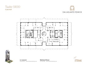 2200 Ross Ave, Dallas, TX en alquiler Plano de la planta- Imagen 1 de 1