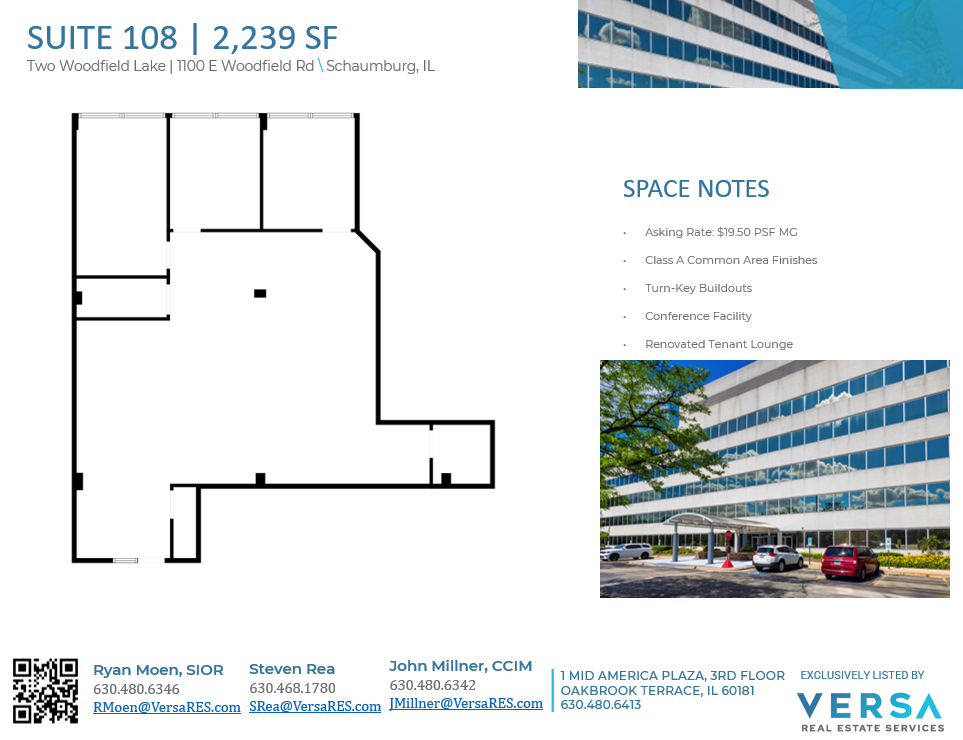 1100 E Woodfield Rd, Schaumburg, IL en alquiler Plano de la planta- Imagen 1 de 1