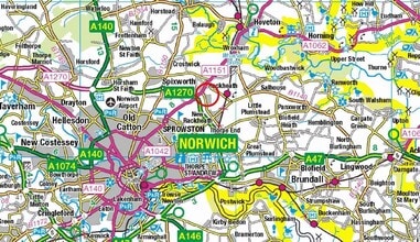 Basey Rd, Norwich en alquiler Mapa- Imagen 2 de 4