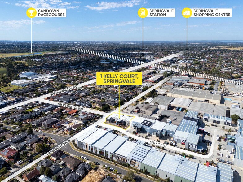 1-5 Kelly Ct, Springvale en alquiler - Vista aérea - Imagen 1 de 1