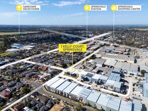 1-5 Kelly Ct, Springvale, VIC - Aérea vista de mapa