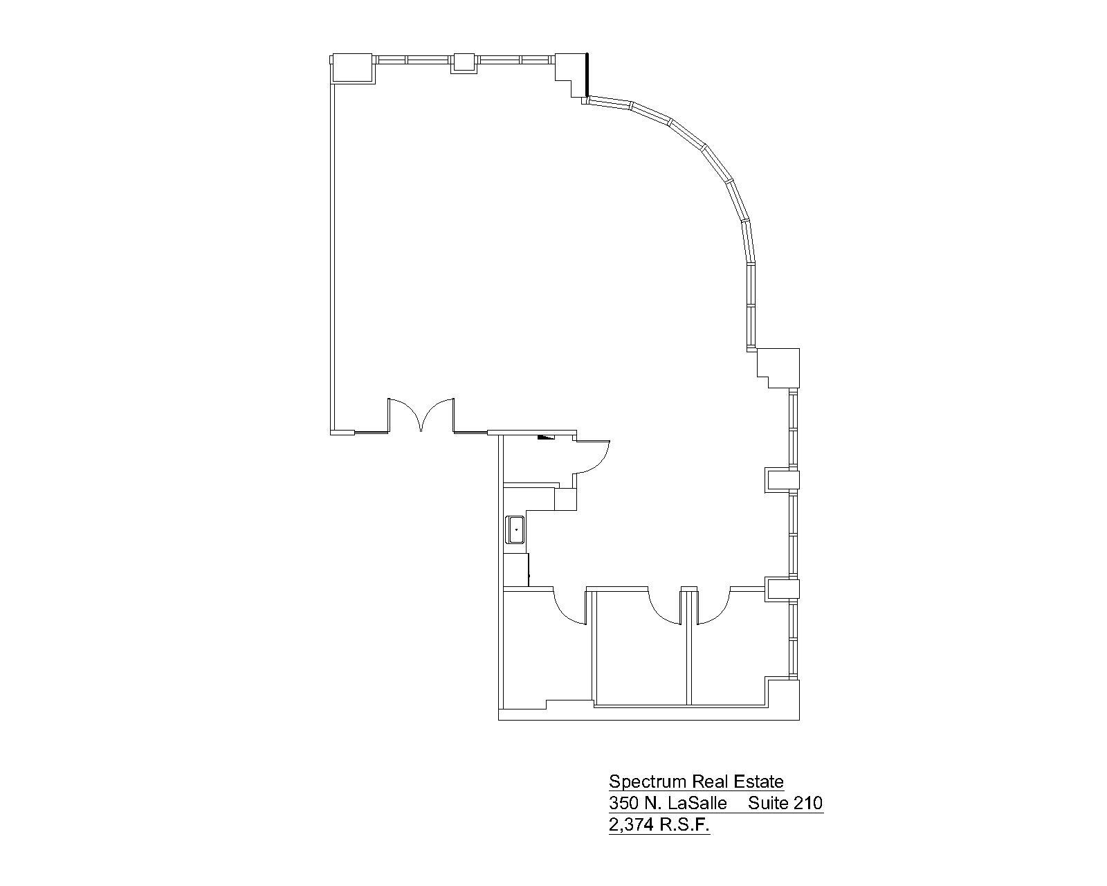 350 N LaSalle St, Chicago, IL en alquiler Plano de la planta- Imagen 1 de 1