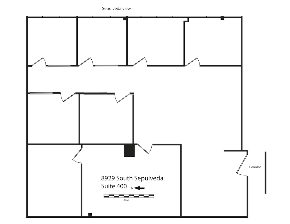 8929-8939 S Sepulveda Blvd, Los Angeles, CA en alquiler Plano de la planta- Imagen 1 de 2