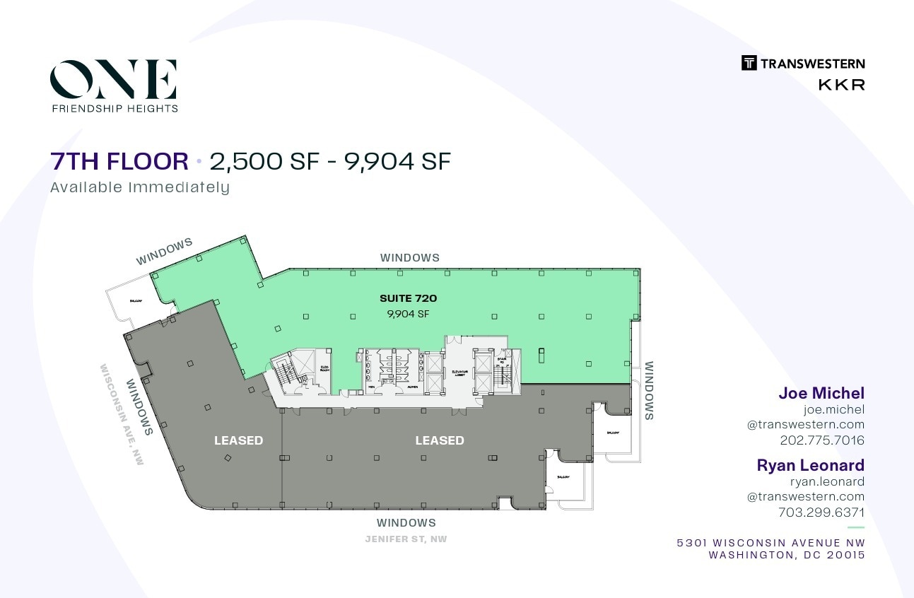 5301 Wisconsin Ave NW, Washington, DC en alquiler Plano de la planta- Imagen 1 de 1