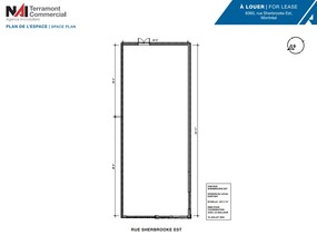 6360 Rue Sherbrooke E, Montréal, QC en alquiler Plano de la planta- Imagen 2 de 2