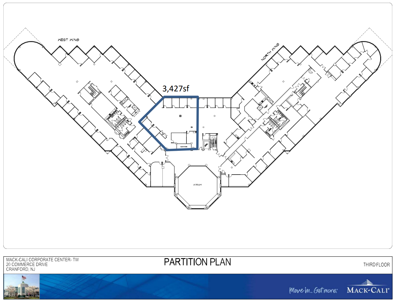 20 Commerce Dr, Cranford, NJ en alquiler Plano de la planta- Imagen 1 de 1