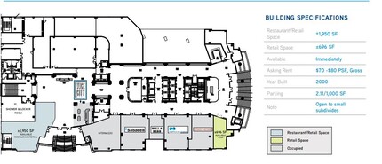 1111 Brickell Ave, Miami, FL en alquiler Plano de la planta- Imagen 1 de 1