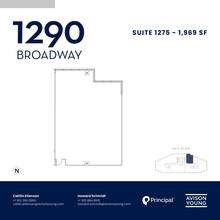 1290 Broadway, Denver, CO en alquiler Plano de la planta- Imagen 1 de 5