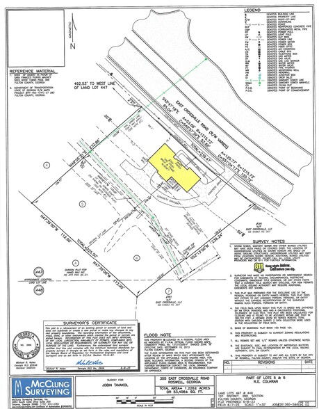 355 E Crossville Rd, Roswell, GA en alquiler - Plano del sitio - Imagen 1 de 31