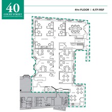 40 Court St, Boston, MA en alquiler Plano de la planta- Imagen 1 de 1