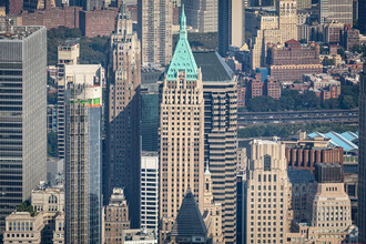 40 Wall St, New York, NY - vista aérea  vista de mapa