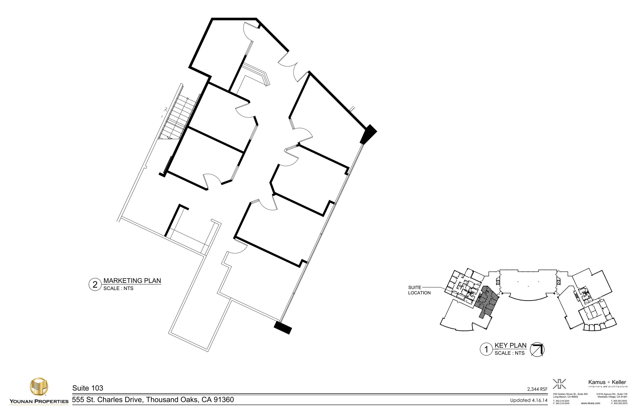 555 St Charles Dr, Thousand Oaks, CA en alquiler Plano del sitio- Imagen 1 de 1