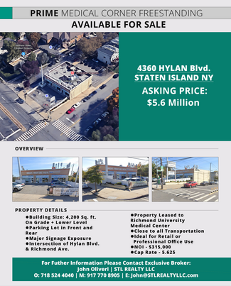 Más detalles para 4360 Hylan Blvd, Staten Island, NY - Locales en venta