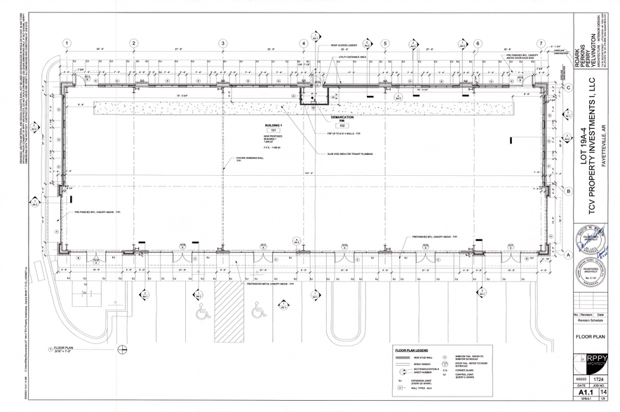 3766 Investment Dr, Fayetteville, AR en venta - Plano de la planta - Imagen 1 de 3