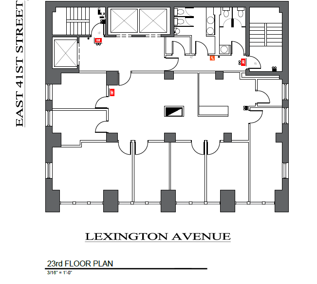 369 Lexington Ave, New York, NY en alquiler Plano de la planta- Imagen 1 de 4