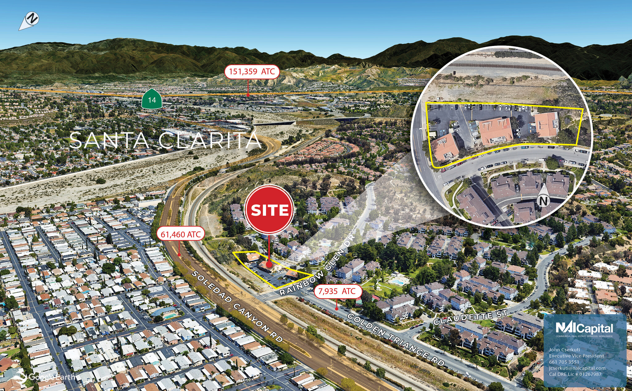 26970-26974 Rainbow Glen Dr, Santa Clarita, CA en alquiler Vista aérea- Imagen 1 de 10