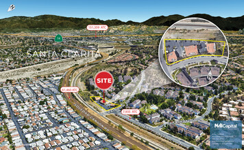 26970-26974 Rainbow Glen Dr, Santa Clarita, CA - vista aérea  vista de mapa - Image1