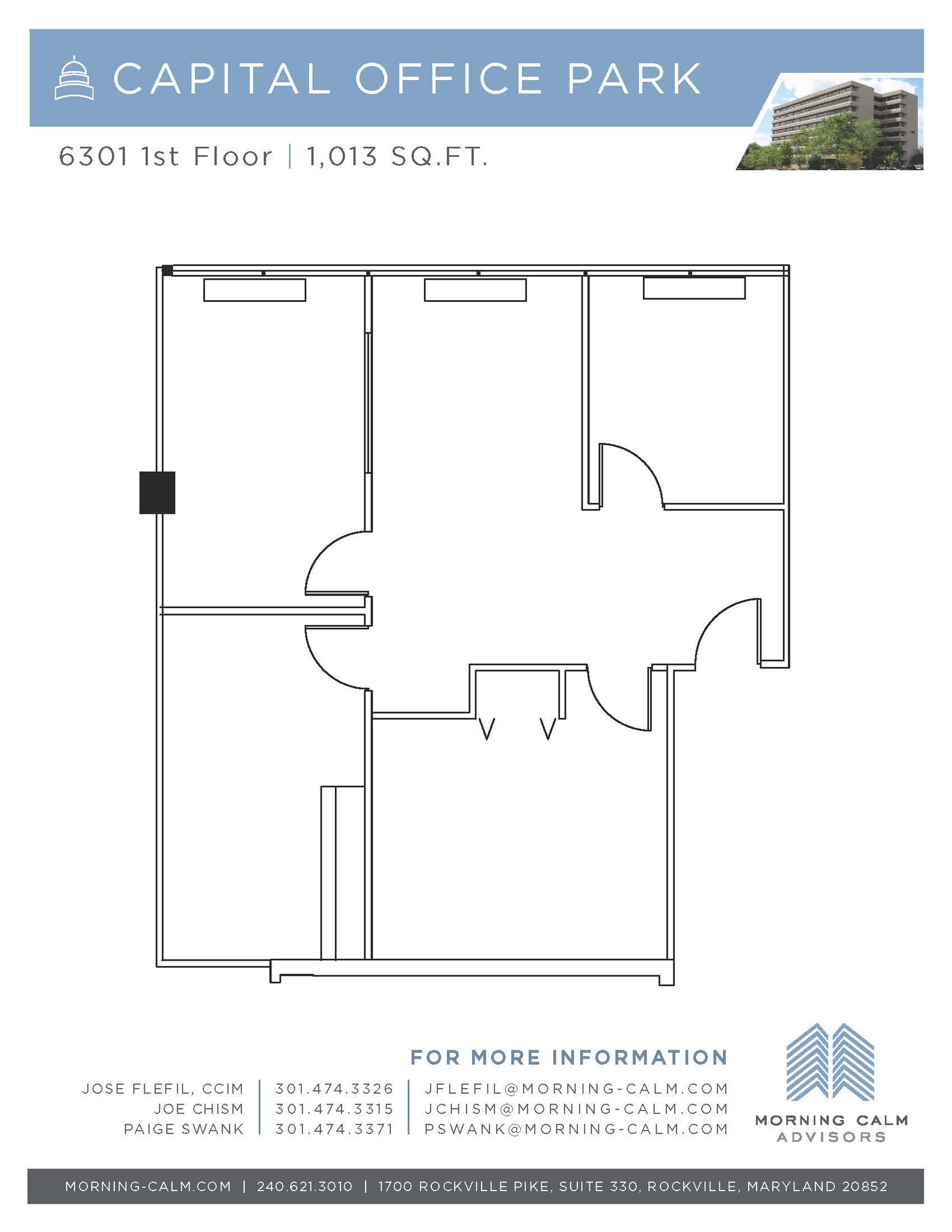 6301 Ivy Ln, Greenbelt, MD en alquiler Plano de la planta- Imagen 1 de 1