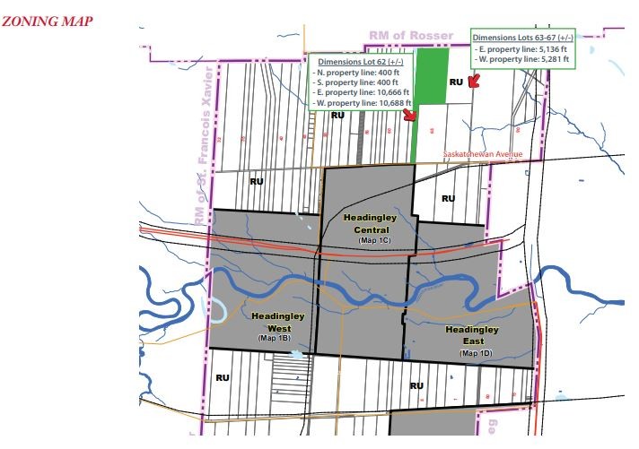 1 Saskatchewan Ave, Headingley, MB en venta - Plano de solar - Imagen 2 de 4