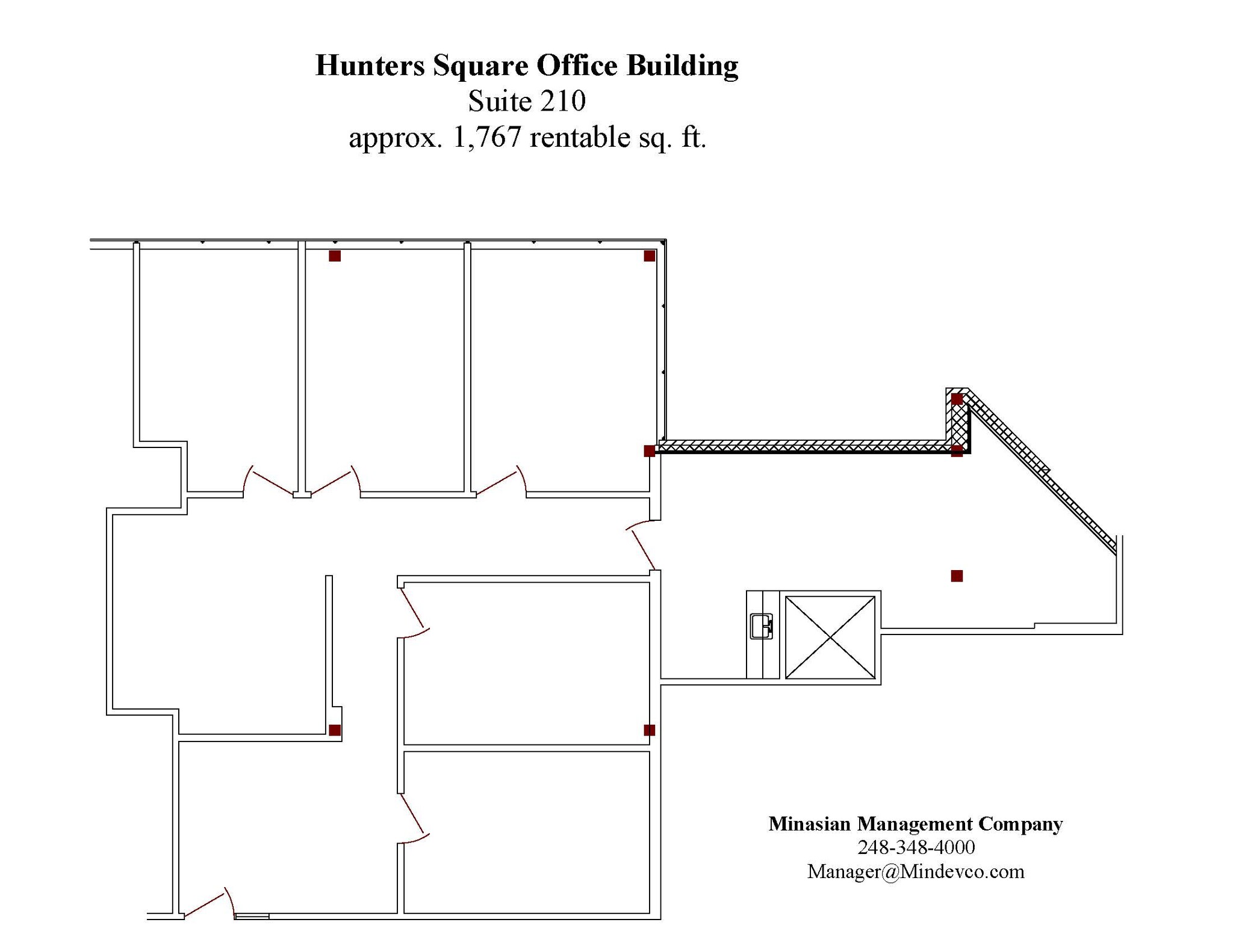 31555 W 14 Mile Rd, Farmington Hills, MI en alquiler Plano de la planta- Imagen 1 de 1